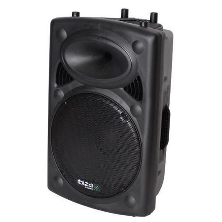 ALTAVOZ AUTOAMPLIFICADO IBIZA SOUND SLK15A-BT 15" 800W USB/BLUETOOTH