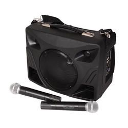 EQUIPO DE SONIDO PORTATIL IBIZA SOUND PORT85VHF USB/MP3/SD/RADIO + 2xMICROS INALAMBRICOS