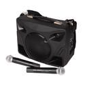 EQUIPO DE SONIDO PORTATIL IBIZA SOUND PORT85VHF USB/MP3/SD/RADIO + 2xMICROS INALAMBRICOS
