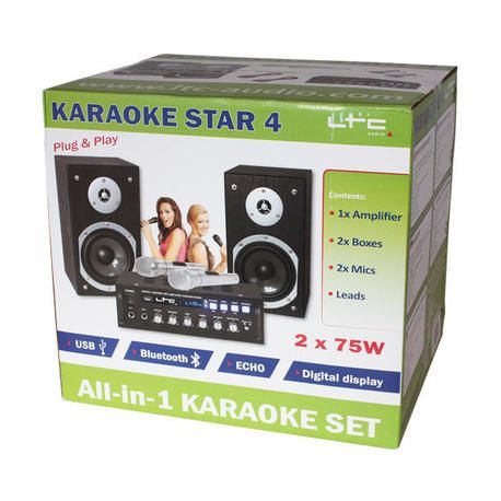 EQUIPO DE KARAOKE LTC AUDIO KARAOKE-STAR4 2x30W USB/BLUETOOTH 2xMICROS EQUIPO DE KARAOKE LTC AUDIO KARAOKE-STAR4 2x30W USB/BLUETOOTH 2xMICROS