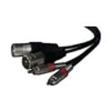 Cable 2 x XLR MACHO - 2 x RCA MACHO