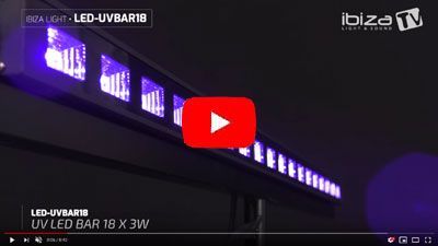 IBIZA LIGHT LED-UVBAR18