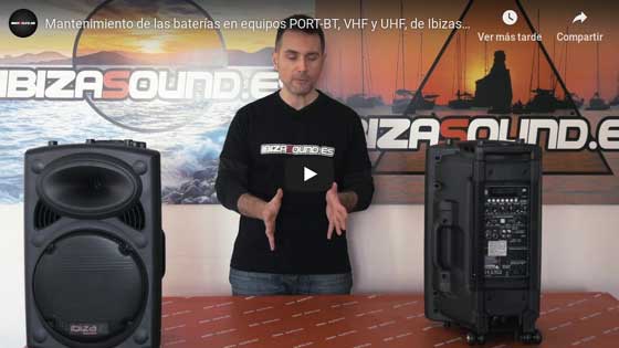 IBIZA SOUND 017367 Altavoz alimentado de 12 350Wrms/700Wmax con