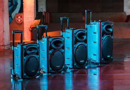 Compre Altavoz Portátil De La Luz De La Llama De Bluetooth Del Altavoz De  Partybox Woofer De 8 Pulgadas Con El X-bajo Potente y Altavoz De La Luz De  La Llama Del